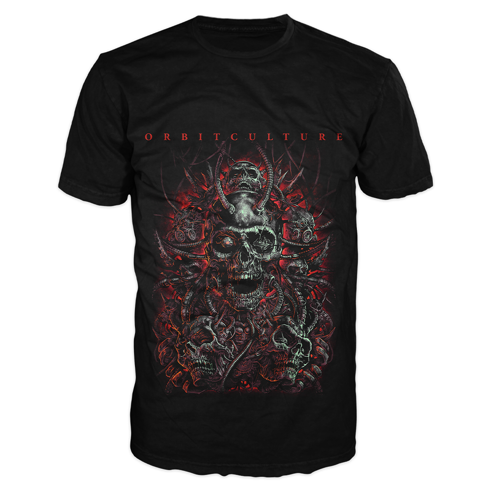 Orbit Culture - 2024 Descending Into Madness Red Mechanic Tour t-shirt